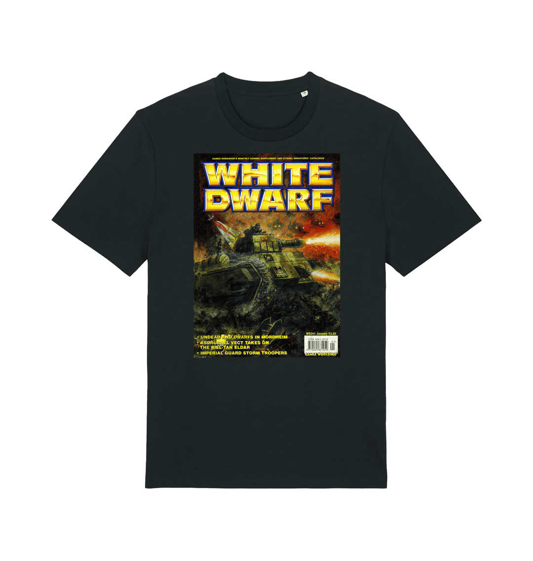 Black Printed T-shirt Front